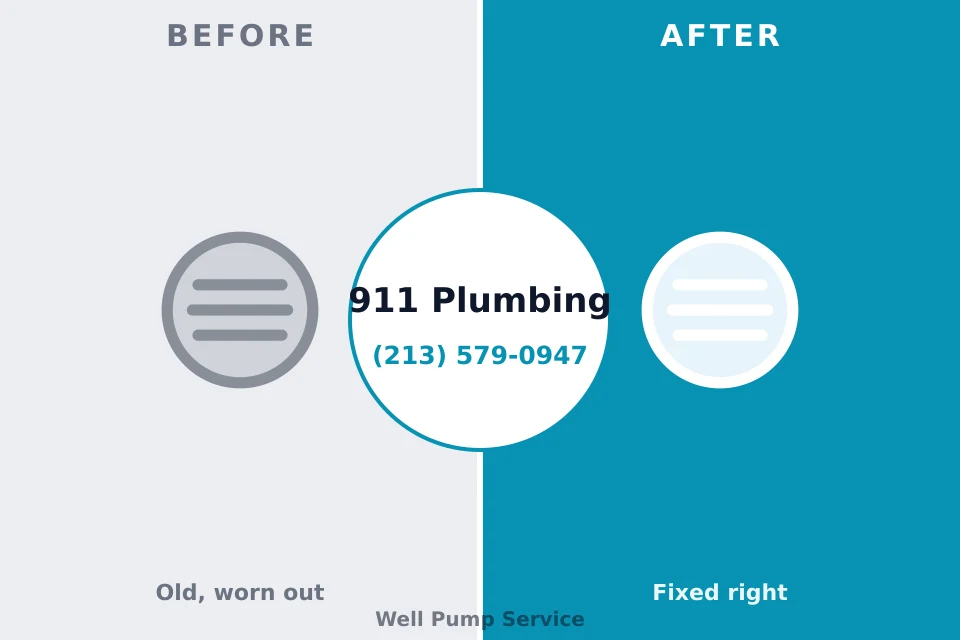 Before and after: plumbing repair Village of Waukesha, WI